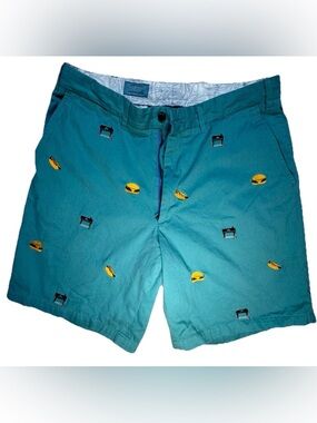 Castaway Nantucket grilling Chino Shorts Green Size 34